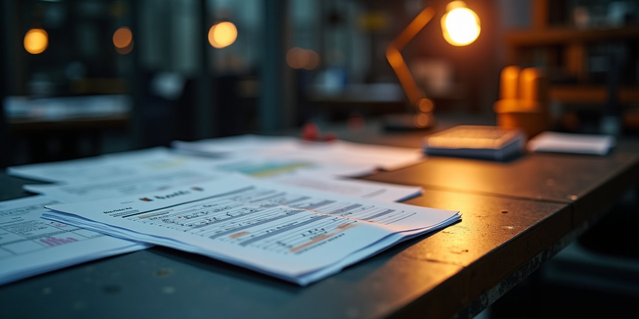 Staffing coordinator reviewing worker timesheets representing the weekly payroll cycle in staffing agencies