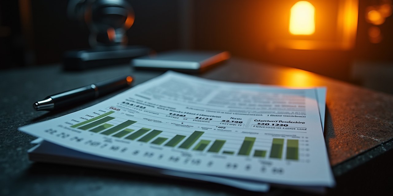 Stack of business bank statements used for RBF underwriting review