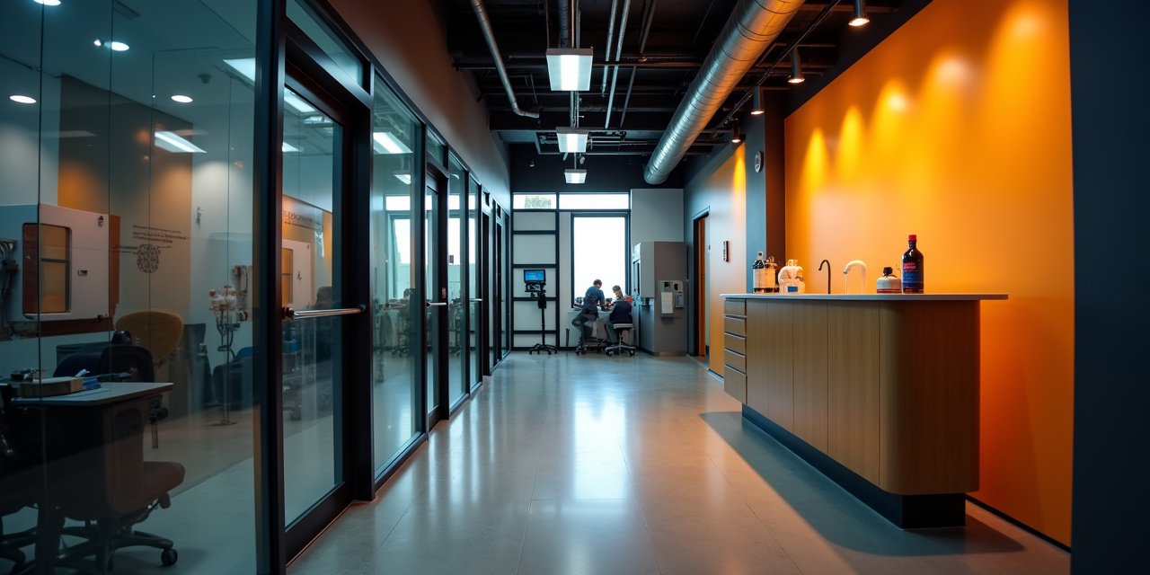 Veterinary practice owner reviewing financing options for staff expansion