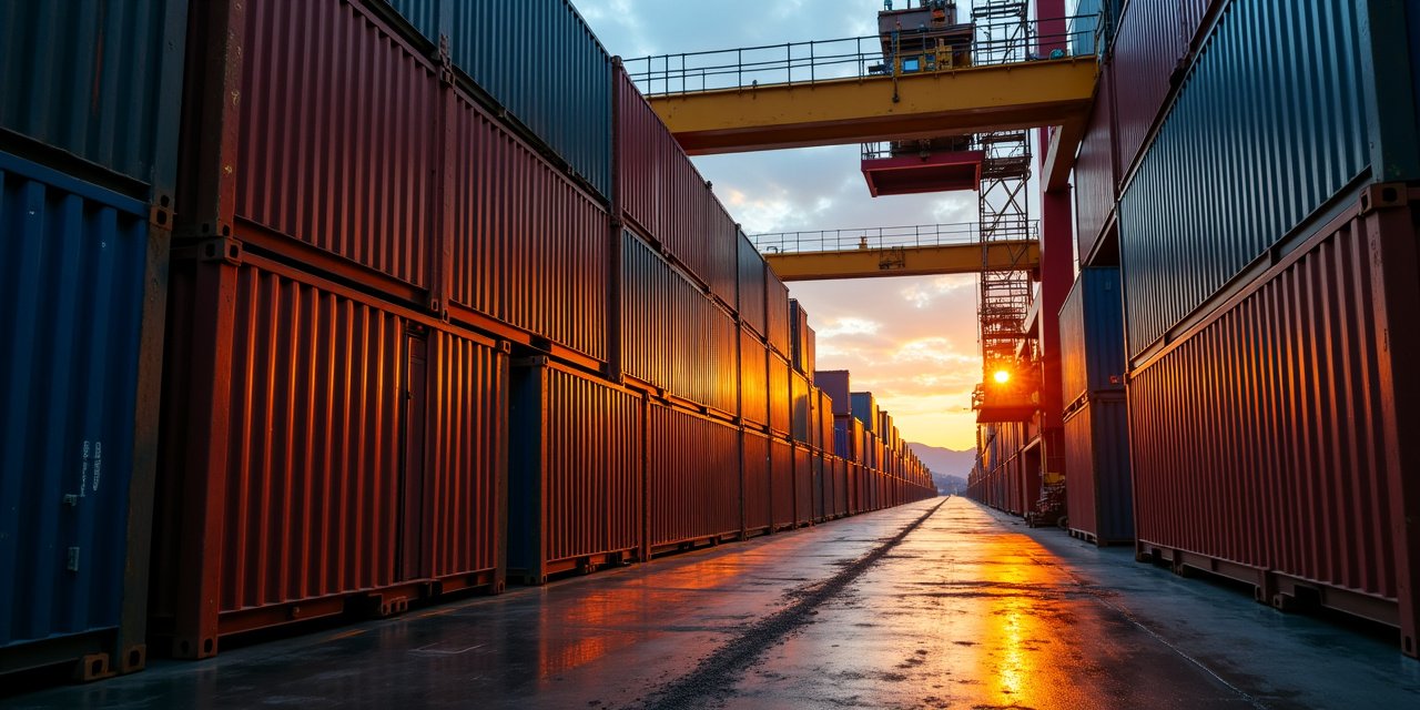 Small business owner reviewing tariff costs and financing options
