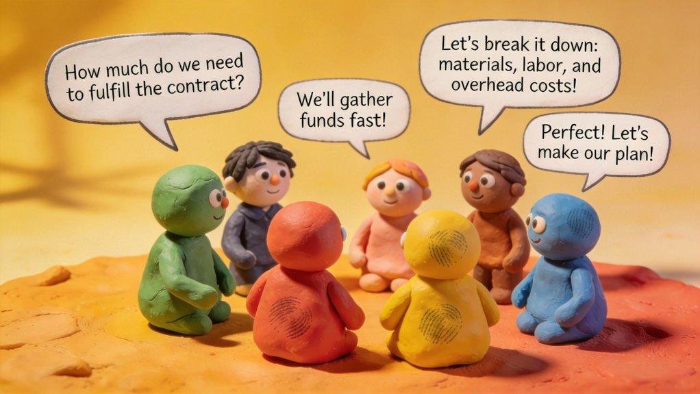 calculate immediate funding needs