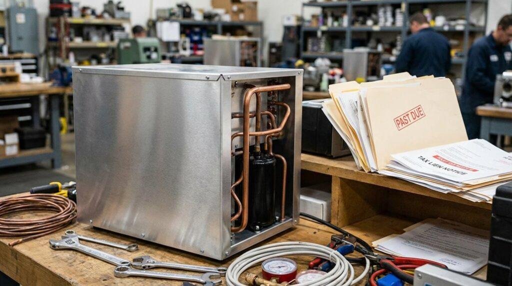 hvac company tax lien funding