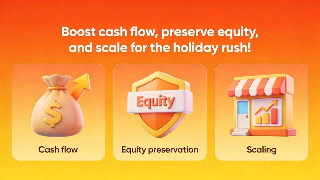 non dilutive holiday funding advantages