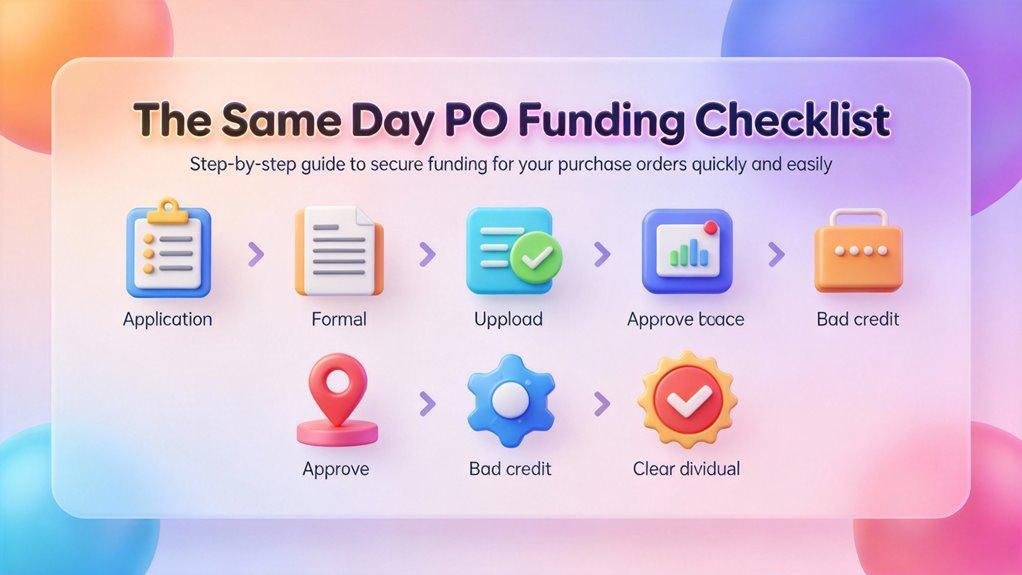 same day purchase order funding