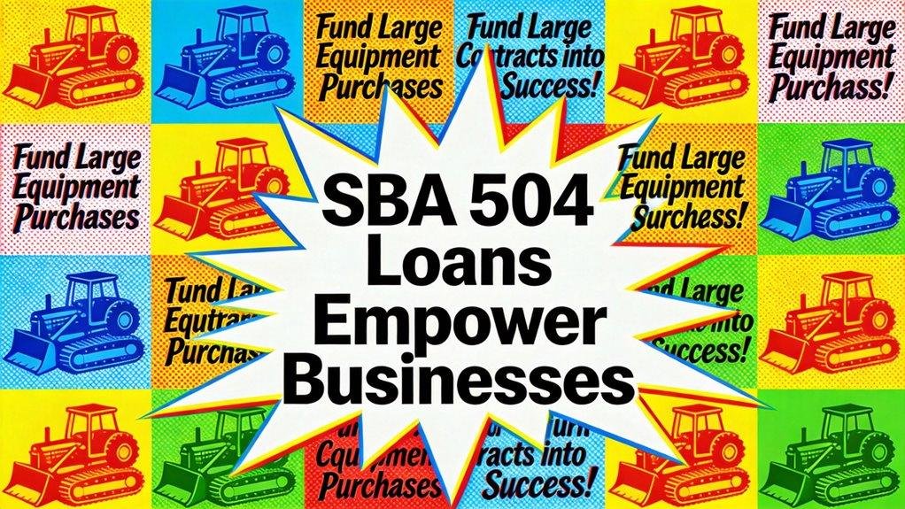 sba 504 loan equipment financing